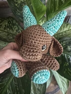 Baby Goat Crochet Shelf Sitter